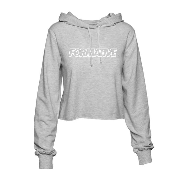 Select Cropped Hoodie (Grey)